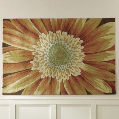 Hand Hooked Sunflower Rugs