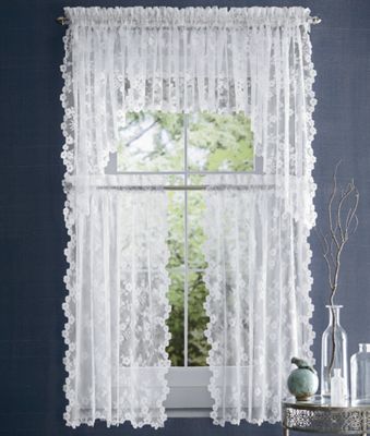 Petite Fleur Lace Window Treatments