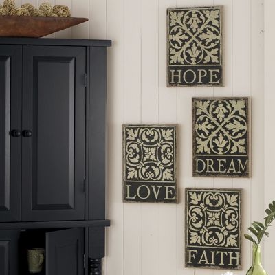 Set Of 4 Plaques