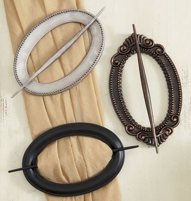 hairpin tiebacks
