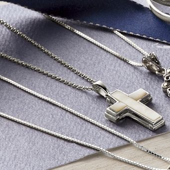 Mother of pearl Cross Pendant