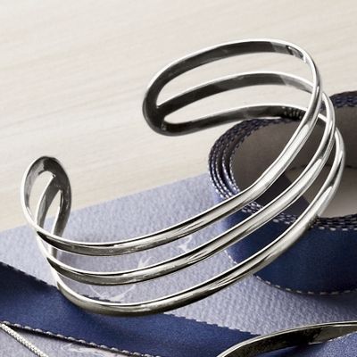 3 row Cuff Bracelet
