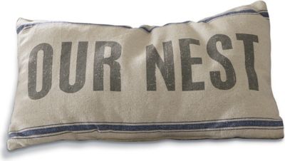 our nest toss pillow