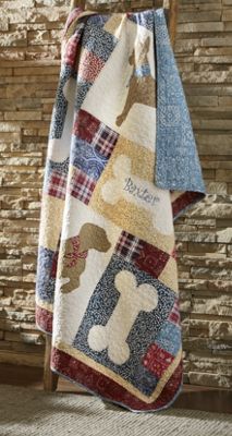 Personalized Doggie Tales Throw