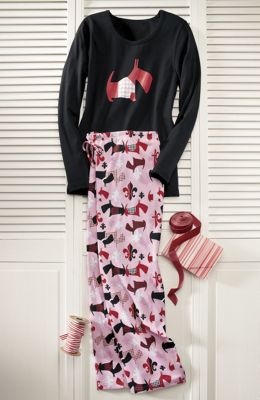 Scottie Dog Pajama Set