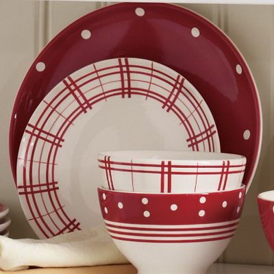 Set Of 4 Fun Tastic Dinner Plates