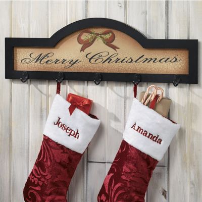Christmas Stocking Plaque