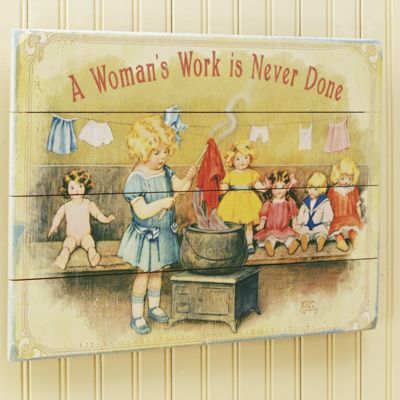 Wash Day Woes Plaque
