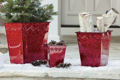 Set Of 3 Square Planters