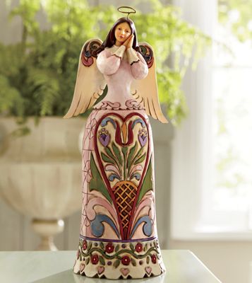 hearts and flowers angel figurine by jim shore