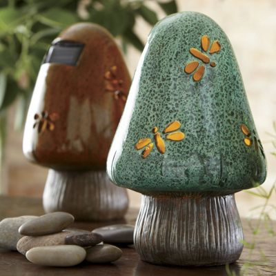 mushroom solar light