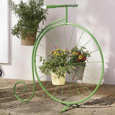 bicycle plant stand 2