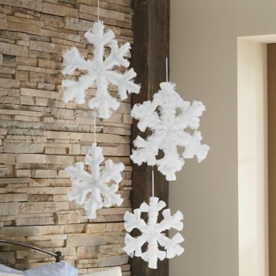 Set Of 3 Snowflakes
