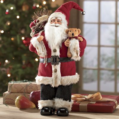 Bear y Festive Santa