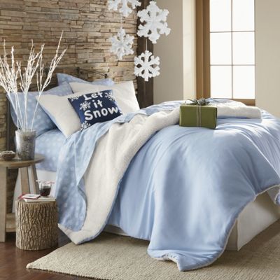 Reversible Sherpa Mini Comforter Set