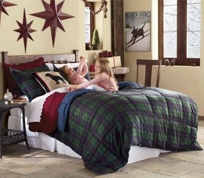 Plaid Mini Comforter Set