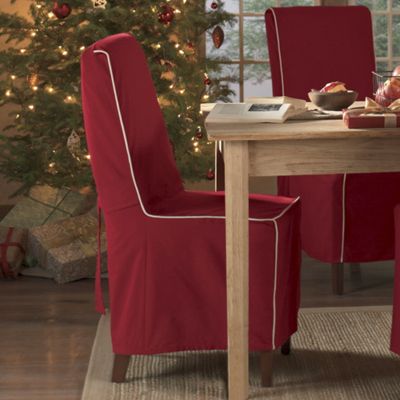 Holiday Red Chair Slipcover