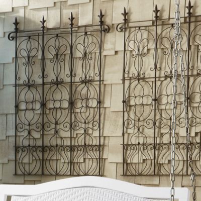 finial gate wall decor
