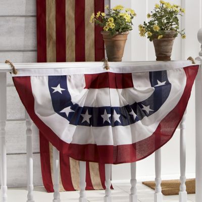 fan fold pleated bunting