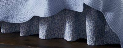 fern leaves bedskirt