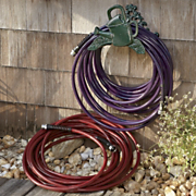 ultra light garden hose and holder