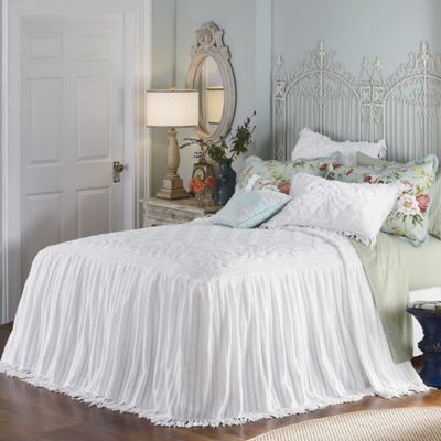 maria medallion chenille bedspread and sham