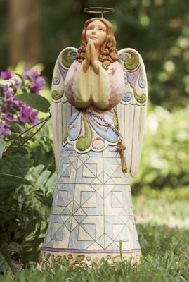 garden angel figurine by jim shore