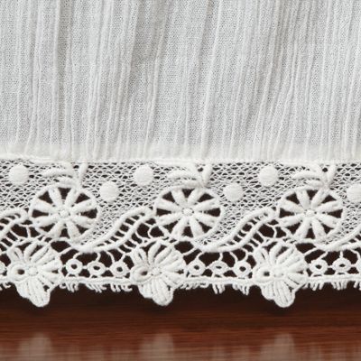 serenity lace bedskirt