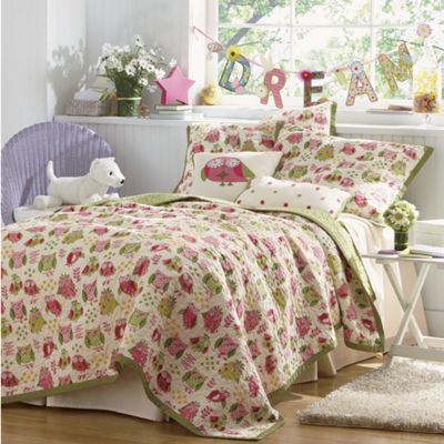 it s a hoot oversized reversible quilt sham and pillows