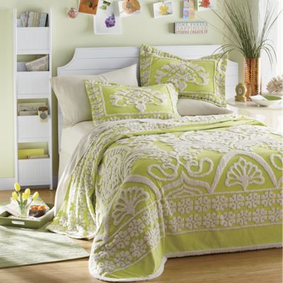 hillcrest chenille bedspread sham