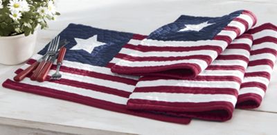 set of 4 americana place mats