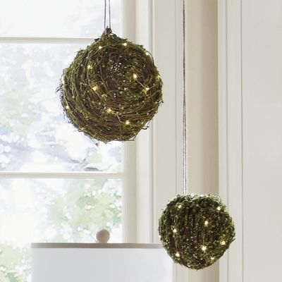 set of 2 led orbs