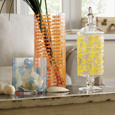 flora fauna vases