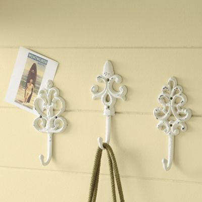 set of 3 coat hooks