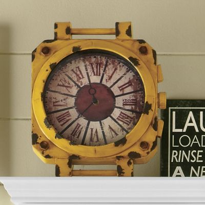 wristwatch table clock