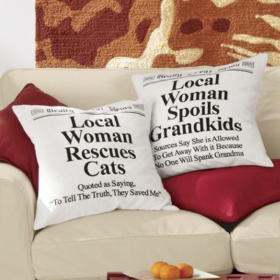 news worthy pillow