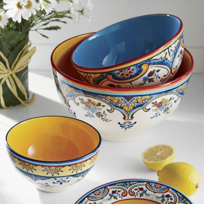 Set Of 3 Zanzibar Serving Bowls