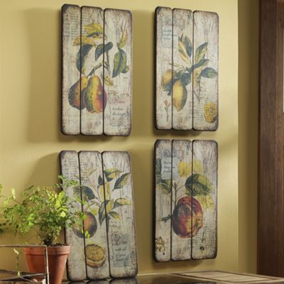 rustic fruit prints