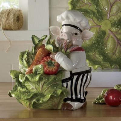 chef piggy cookie jar