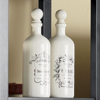 set of 2 continental bottles