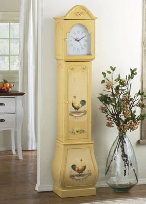 Rooster Grandfather Clock