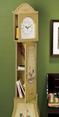 Rooster Grandfather Clock