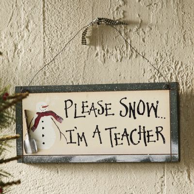 Please Snow Sign