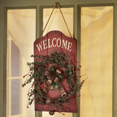 Winter Welcome Plaque