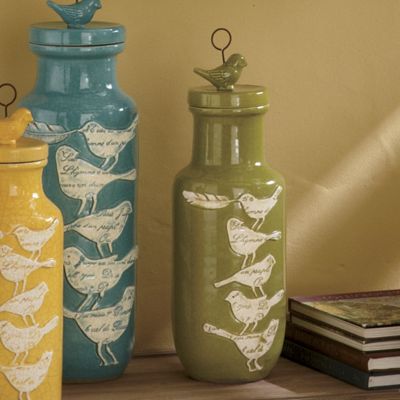 adelaide green birdy jar
