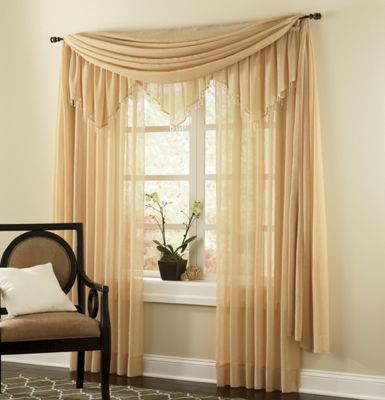 Crushed Voile Panel