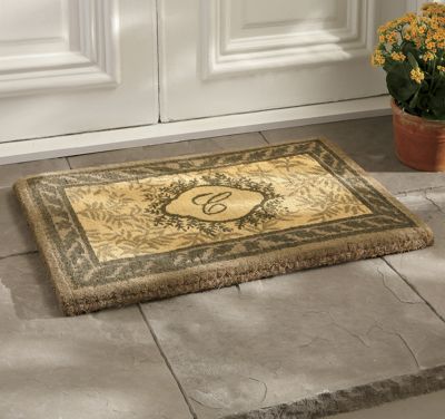 Monogrammed Welcome Mat