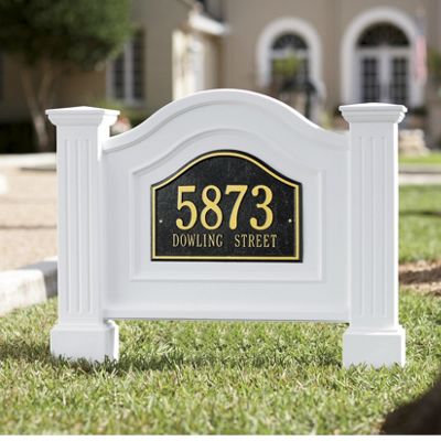 Nantucket Address Sign And Marker