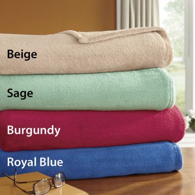 Reversible Micro Plush Blanket