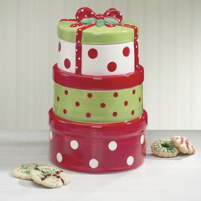 Cookie Jar Merry Present